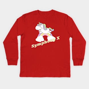 symphony x ll unicorn Kids Long Sleeve T-Shirt